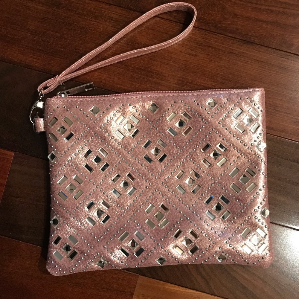 Pink wristlet